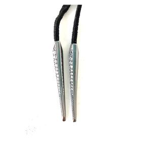 Kendra Scott lariat necklace black suede